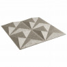 Panele ścienne 48 pcs Beton origami 50 x 50 cm Pianka XPS