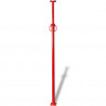 Wspornik Acrow czerwony 280 x 12 x 12 cm