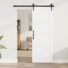 Drzwi wewnętrzne Biały 73,5 x 198,5 cm sklejka