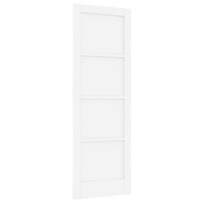Drzwi wewnętrzne Biały 73,5 x 211 cm sklejka