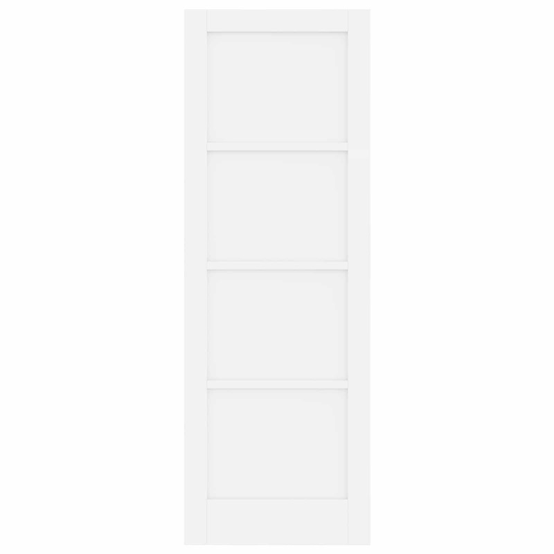 Drzwi wewnętrzne Biały 73,5 x 211 cm sklejka