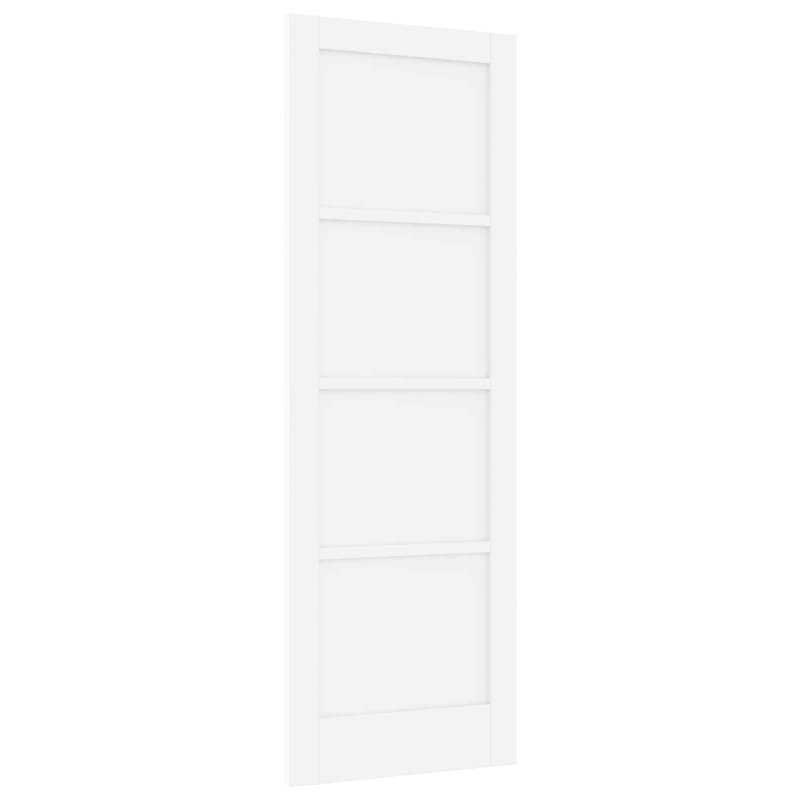 Drzwi wewnętrzne Biały 73,5 x 211 cm sklejka