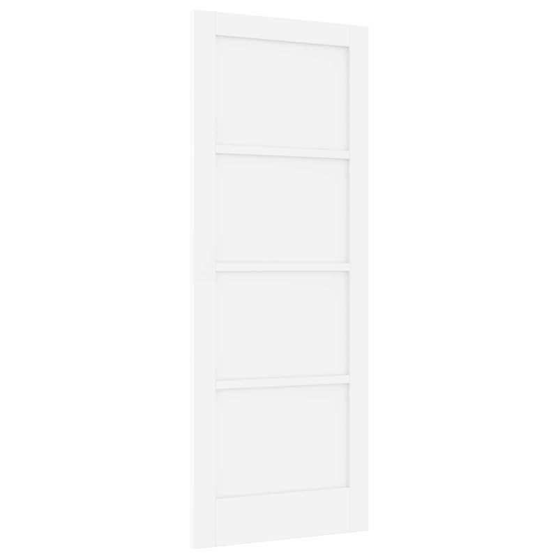 Drzwi wewnętrzne Biały 78 x 202 cm sklejka