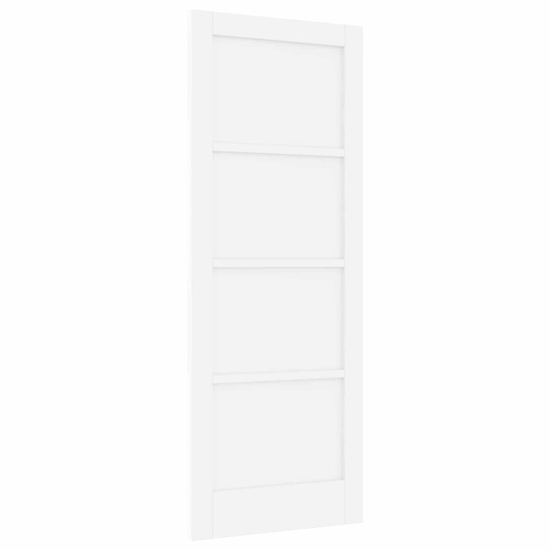Drzwi wewnętrzne Biały 78 x 202 cm sklejka