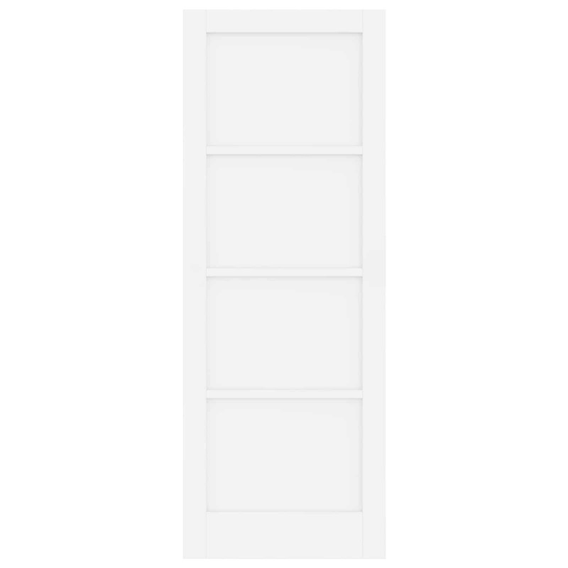 Drzwi wewnętrzne Biały 78 x 211 cm sklejka