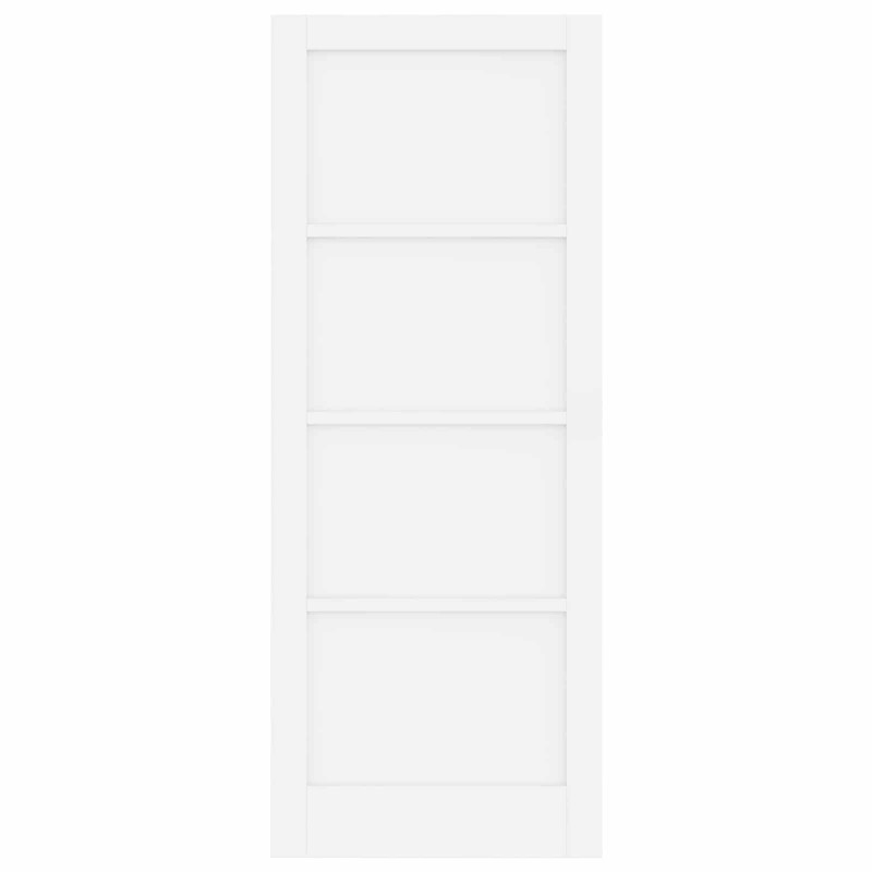 Drzwi wewnętrzne Biały 83 x 211 cm sklejka