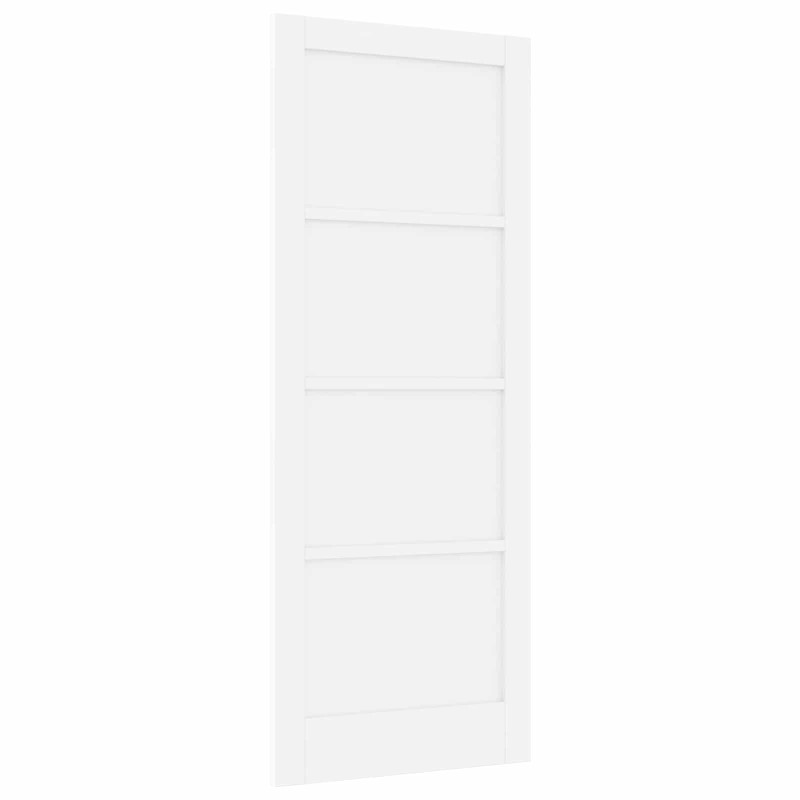 Drzwi wewnętrzne Biały 83 x 211 cm sklejka