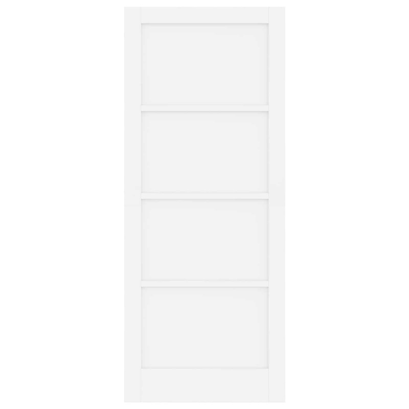 Drzwi wewnętrzne Biały 86 x 211 cm sklejka
