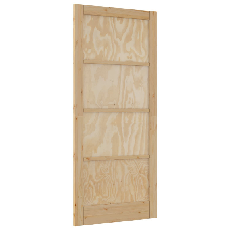 Drzwi wewnętrzne naturalny 93 x 211 cm sklejka