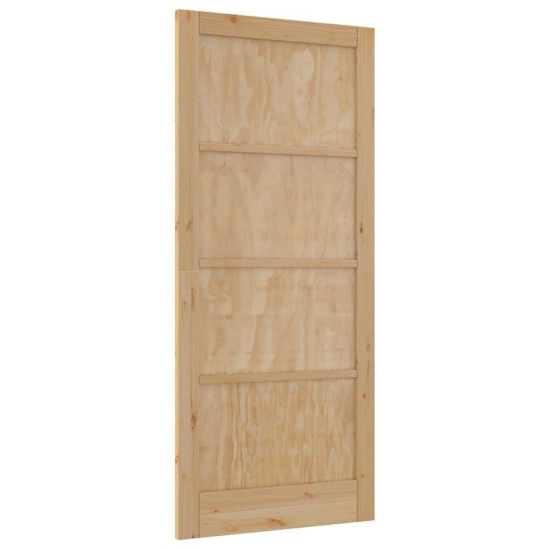 Drzwi wewnętrzne naturalny 93 x 211 cm sklejka
