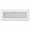 Okno piwniczne RISOR 100 x 40 cm PVC i szkło Biały