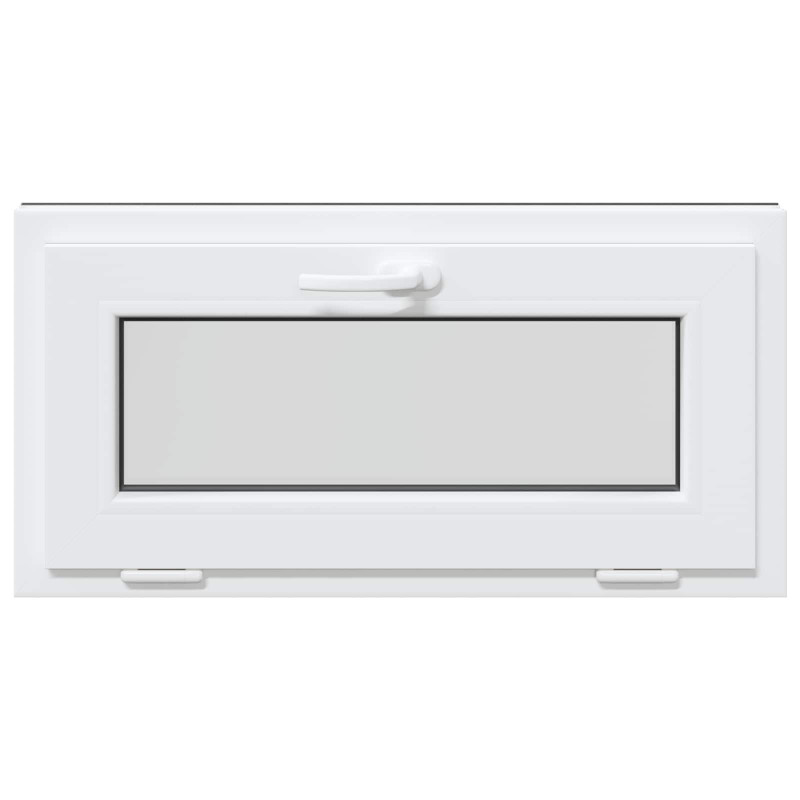 Okno piwniczne RISOR 80 x 40 cm PVC i szkło antracytowy