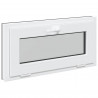 Okno piwniczne RISOR 80 x 40 cm PVC i szkło antracytowy