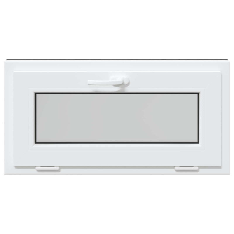 Okno piwniczne RISOR 80 x 40 cm PVC i szkło antracytowy