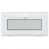 Okno piwniczne RISOR 80 x 40 cm PVC i szkło antracytowy