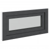 Okno piwniczne RISOR 80 x 40 cm PVC i szkło antracytowy