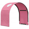 Tunel do łóżka 2 pcs Różowy 211 x 52,5 x 2 cm Poliester
