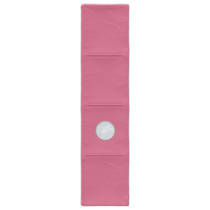 Tunel do łóżka 2 pcs Różowy 211 x 52,5 x 2 cm Poliester