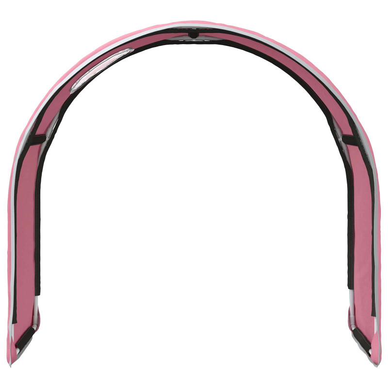 Tunel do łóżka 2 pcs Różowy 211 x 52,5 x 2 cm Poliester
