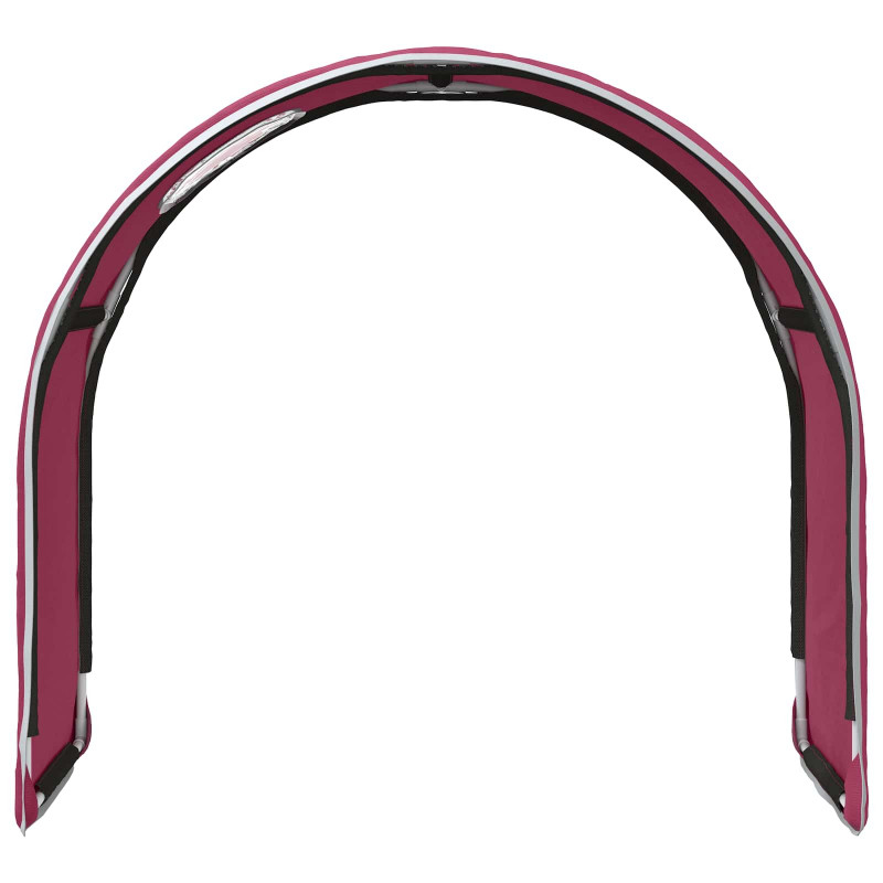 Tunel do łóżka 2 pcs Czerwony 211 x 52,5 x 2 cm Poliester
