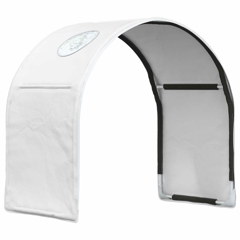 Tunel do łóżka 2 pcs Biały 211 x 52,5 x 2 cm Poliester