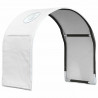Tunel do łóżka 2 pcs Biały 211 x 52,5 x 2 cm Poliester