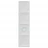 Tunel do łóżka 2 pcs Biały 211 x 52,5 x 2 cm Poliester