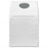 Tunel do łóżka 2 pcs Biały 211 x 52,5 x 2 cm Poliester