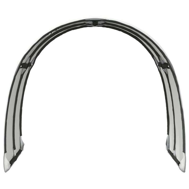 Tunel do łóżka 2 pcs Biały 211 x 67.5 x 2 cm Poliester