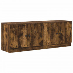 Szafka pod łóżko z drzwiami 2 pcs Dąb Wędzony 66 x 35 x 48 cm