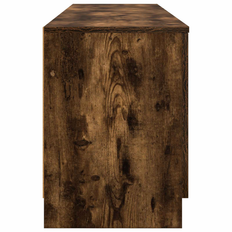 Szafka pod łóżko z drzwiami 2 pcs Dąb Wędzony 66 x 35 x 48 cm
