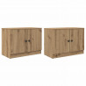 Szafka pod łóżko 2 pcs Dąb Rzemieślniczy 66 x 35 x 48 cm