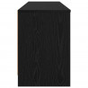Szafka pod łóżko z półką 2 pcs Czarny dąb 66 x 33 x 48 cm