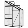 Szklarnia, antracytowa, aluminium, 1,38 m³