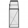 Szklarnia, antracytowa, aluminium, 1,38 m³