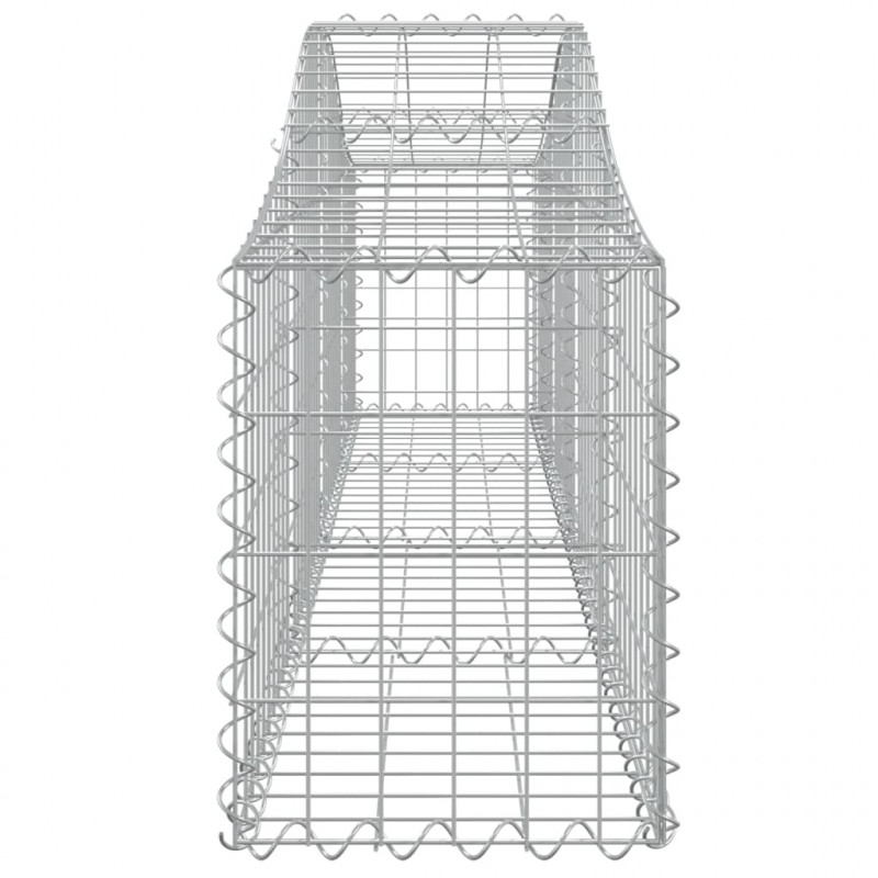 Kosze gabionowe, 30 szt, 200x30x40/60 cm, galwanizowane żelazo