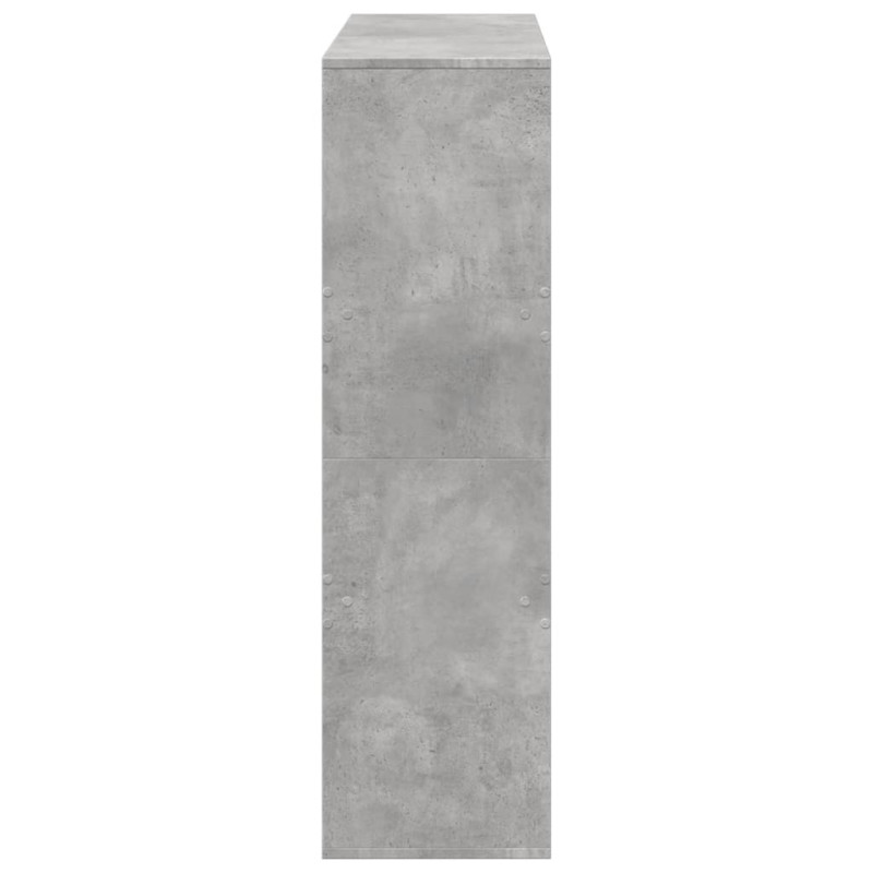 Regał/przegroda, szarość betonu, 100x33x115 cm