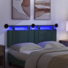Wezgłowie wiszące Z lampą LED Ciemnozielony tkanina