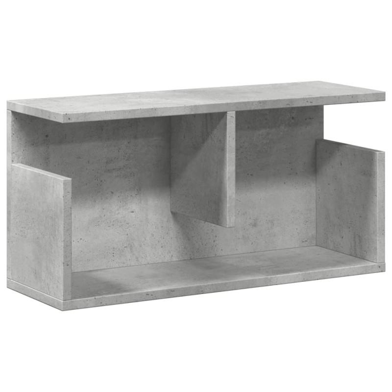 Półka ścienna, 60x20x30 cm, betonowa szarość