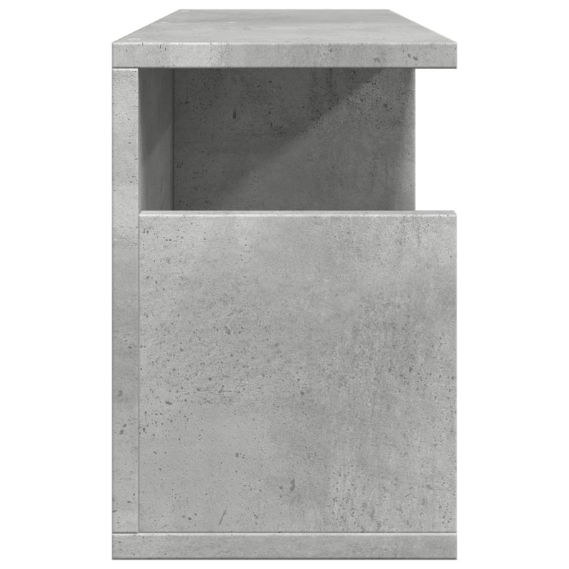 Półka ścienna, 60x20x30 cm, betonowa szarość