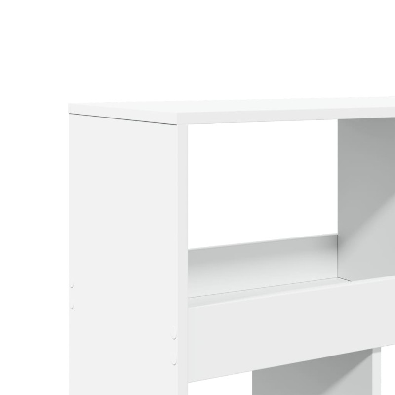 Regał/przegroda, biały, 100x33x187,5cm, materiał drewnopochodny