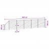 Panel ogrodzeniowy 6 pcs WPC i aluminium Szary