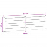 Panel ogrodzeniowy 2 pcs WPC i aluminium brązowy