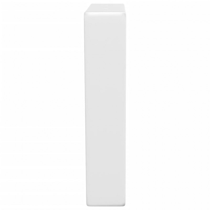 Wsporniki do półki pod umywalkę, 2 szt., białe, trapezowe, stal