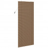 Roleta z zasłonami Brązowy 80 x 220 cm Bambus