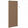 Roleta z zasłonami Brązowy 90 x 220 cm Bambus