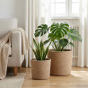Zestaw doniczek 2 pcs naturalny Ø 28 x 28 cm 100% Juta Tossa