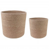 Zestaw doniczek 2 pcs naturalny Ø 28 x 28 cm 100% Juta Tossa