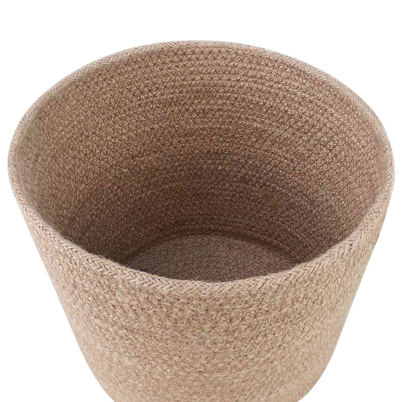 Zestaw doniczek 2 pcs naturalny Ø 21 x 21 cm 100% Juta Tossa