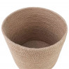 Zestaw doniczek 2 pcs naturalny Ø 21 x 21 cm 100% Juta Tossa